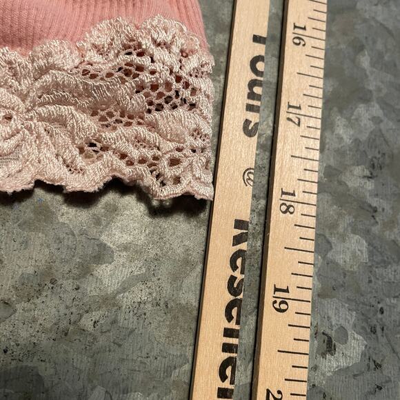 Vintage Y2K Abercrombie Lace Cami Tank Top XS Bundle Pink Cream Spaghetti Strap - Picture 11 of 11